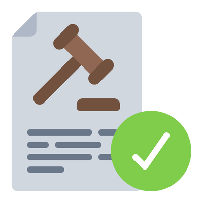 icono de check verde sobre un documento representando cómo puede un software para médicos cumplir con la ley antifraude